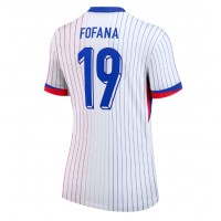 Camiseta Francia Youssouf Fofana #19 Visitante Equipación para mujer Eurocopa 2024 manga corta